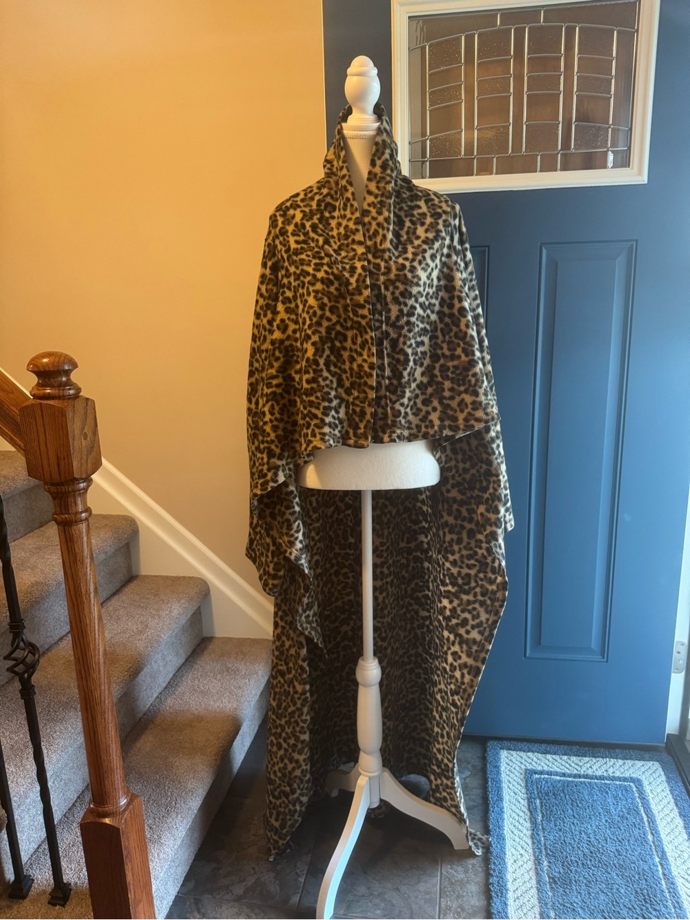 Cape Shawl-Leopard Print